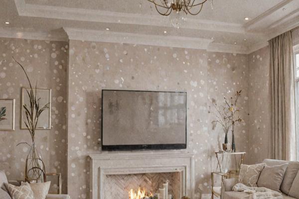 Modern living room interior painting